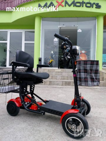 Електрическа четириколка 750W сгъваема директен внос MaxMotors модел 2023 година, снимка 10 - Инвалидни скутери - 41322409