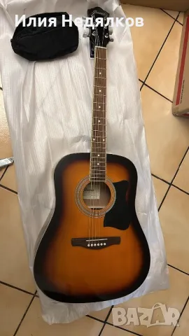 Акустична китара Ibanez+калъф и колан в гаранция! , снимка 1