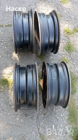 Стоманени Джанти vw 15 5x100 6j, снимка 2 - Гуми и джанти - 56260969