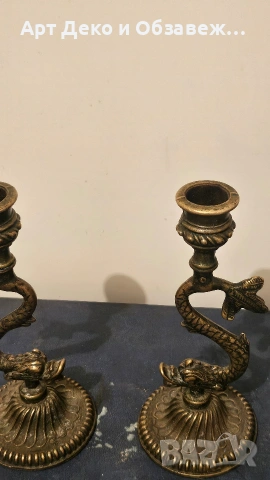 Зодиакални бронзови свещници, снимка 5 - Декорация за дома - 53662738