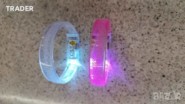 Светеща гривна  пръстен парти аксесоар , снимка 5 - Други - 33588293