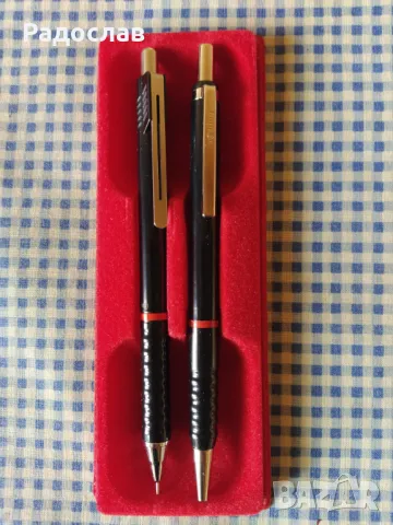 стар комплект химикалка и молив Rotring, снимка 2 - Ученически пособия, канцеларски материали - 50333378