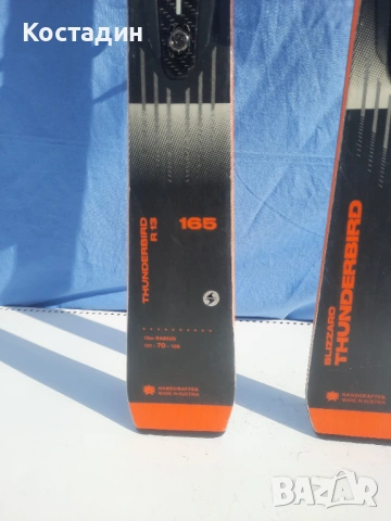 Карвинг ски Blizzard Thunderbird R15  165см , снимка 7 - Зимни спортове - 53650414