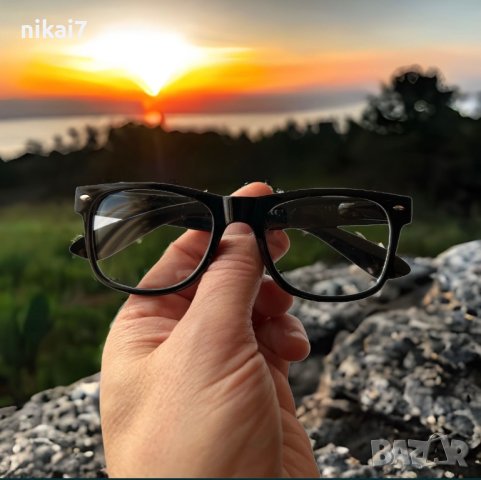 Дамски очила правоъгълни Vintage дизайн стъкла без диоптър защитаUV400, снимка 4 - Слънчеви и диоптрични очила - 27923277