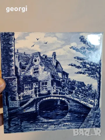 холандска декоративна керамична плочка Delft    4/4