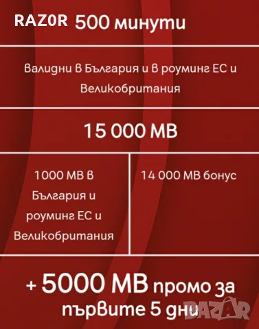 РЕГИСТРИРАНИ СИМ КАРТИ А1