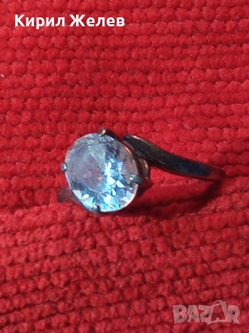 СКЪПОЦЕНЕН СРЕБЪРЕН МОДЕН ПРЪСТЕН СРЕБРО 925 с ЮВЕЛИРНО ФАСЕТИРАН БЛЕСТЯЩ КРИСТАЛ 34375, снимка 15 - Пръстени - 39666623