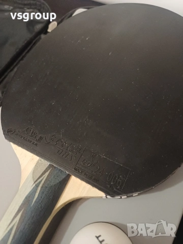 DHS power G9 + гуми DHS skyline. Като ново, снимка 4 - Тенис - 53054874