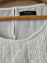 Бяла официална блуза с дантела VILA , снимка 3