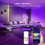 TTWAY 24V COB RGB LED лента, COB RGB Smart IC LED лента 3 метра, дистанционно, снимка 5