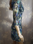 Rinascimento S- Елегантна  италианска рокля от стегнат тюл с флорален принт , снимка 6