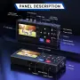 Portta VD10 VHS към Digital конвертор с 128GB USB 3.0, 1080p, LCD дисплей и дистанционно, снимка 4
