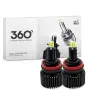 LED крушки H8 100W 12V комплект 2 броя, снимка 1