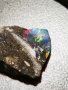 Хондураски опал - рядък с ефект игра на цветове. Полиран директно върху скалата. , снимка 7