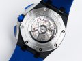 Мъжки часовник Audemars Piguet Royal Oak Offshore Blue с швейцарски механизъм, снимка 7