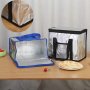 3773 Термо чанта за храна и напитки с цветни дръжки, 8 литра, снимка 1 - Хладилни чанти - 41019001