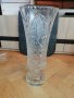Кристална ваза 37 см, снимка 1 - Вази - 40058838
