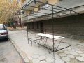 пазарска метална маса с сгъваема покрив, снимка 17