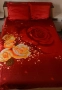 Сатенени чаршафи с рози, снимка 2