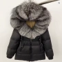 Луксозно дамско зимно яке с естетествен пух , снимка 4