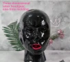 Естествена 3D латекс маска за глава БДСМ, снимка 3