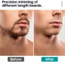 Нов Тример за брада и тяло – 20 степени, LED дисплей, прецизен нож мъже, снимка 5