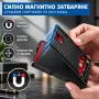 Мъжки портфейл за карти с RFID защита, автоматично изваждане и магнитно затваряне, снимка 5