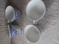 Четири красиви порцеланови чаши за чай. , снимка 1 - Чаши - 39598553