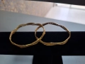 ДАМСКИ ЗЛАТНИ ГРИВНИ 22К. - 2 БРОЯ , снимка 2