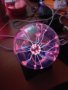 2023 LED Голяма 15 см плазмена лампа кълбо,реагира на докосване и глас/звук,захранване 220 волта, снимка 4