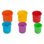 Занимателна игра,  Цветни чашки за пирамида, снимка 1 - Образователни игри - 40412786