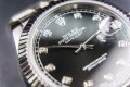 Мъжки часовник Rolex Oyster Perpetual Datejust Black Diamond с автоматичен механизъм, снимка 4