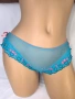 тюркоазено сини прозрачни бикини, снимка 2
