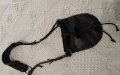 Малка черна кожена чанта кросбоди - Antonello Serio , снимка 3
