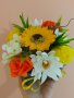 🌼🌼Ново🌼🌼Слънчев свеж букет със сапунени цветя, снимка 1 - Подаръци за жени - 41926871