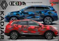 Renault Kadjar SK-SJV3-R-KA Кaмуфлаж Офроуд Джип Пикап Лодка Camouflage Off-Road стикери, снимка 1