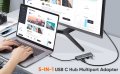 CableCreation USB-C Hub 4K 60Hz 5-в-1 USB C многопортов адаптер с HDMI и 3 USB 3.0 порта 100W мощнос, снимка 10