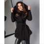 Дамско палто в черно Светлана  , снимка 1 - Палта, манта - 38795335