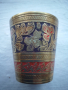 Чашка бронз месинг емайл, снимка 1 - Антикварни и старинни предмети - 36215247