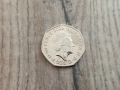 Монета 2022 Великобритания 50 pence 50p (Platinum Jubilee) - Elizabeth II, снимка 4