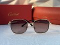 Cartier 2023 дамски слънчеви очила 4 цвята квадратни , снимка 10