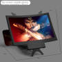 Увеличителен екран за телефон и таблет, 3D TV, екранна лупа, 12 инча, снимка 2