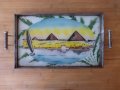 Ретро поднос табла Египет 1930 г, снимка 1