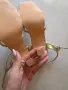 Златисти сандали Tendenz, снимка 4