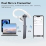 НОВА Bluetooth 5.3 Слушалка за шофиране (хендсфри) - Q19, 110 часа, двойна връзка, водоустойчива, снимка 5
