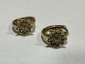 Златни обеци 14к, 1,40гр, снимка 3