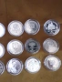 пълният лот от 15 броя мед-никел монети 1981г. посветени на "1300г. България", снимка 6