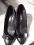 Дамски кожени обувки с ток 9 см, снимка 3