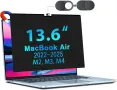 Магнитен екран за поверителност STARY за MacBook Air 13,6 инча (2022-2025, M2, M3, M4), снимка 1