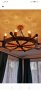 Полилеи рулове (щурвал) от чамов масив с дървени чашки! , снимка 1 - Лампи за таван - 40219351
